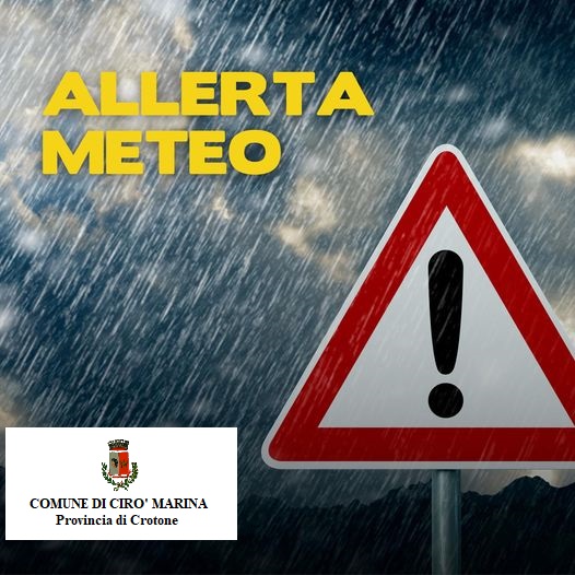 Avviso di condizioni meteo avverse dal 18 ottobre 2024